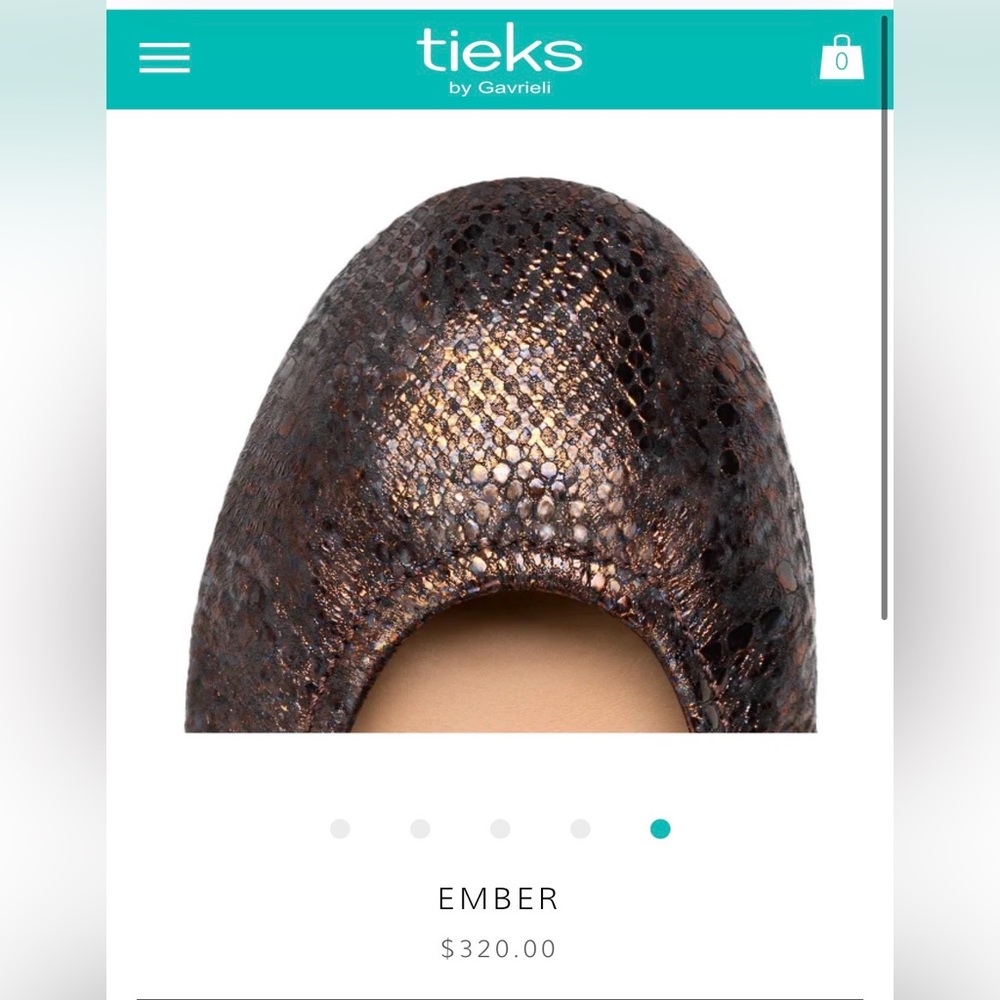Tieks Ember size 10 flats